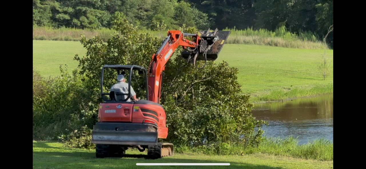 Project photo 3 — pond & bank maintenance